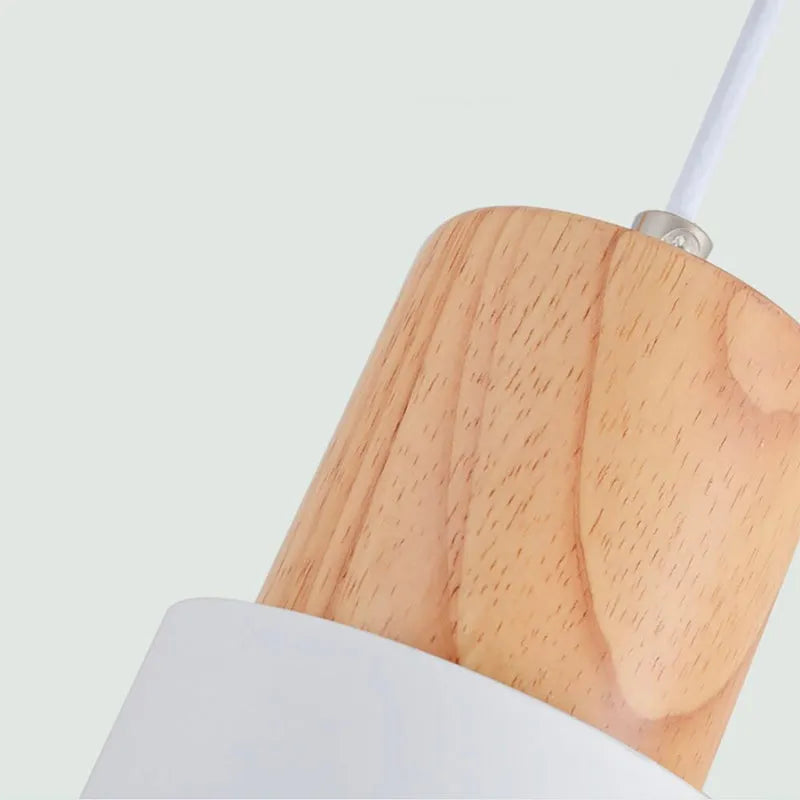 Hängelampe Nachtisch Holz
