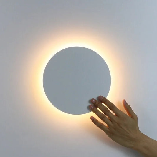 Kreisförmige Wand-Nachttischlampe
