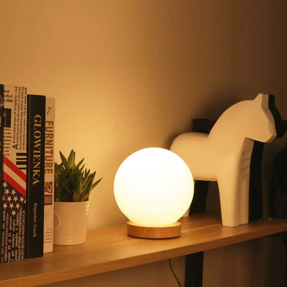 LED Nachttischlampe Rund