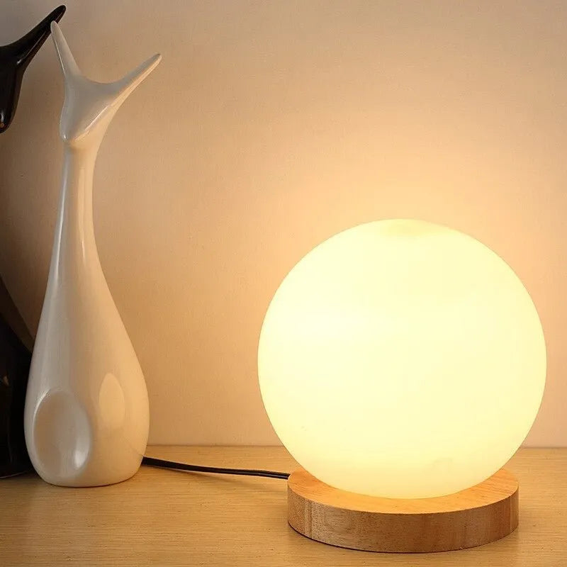 LED Nachttischlampe Rund