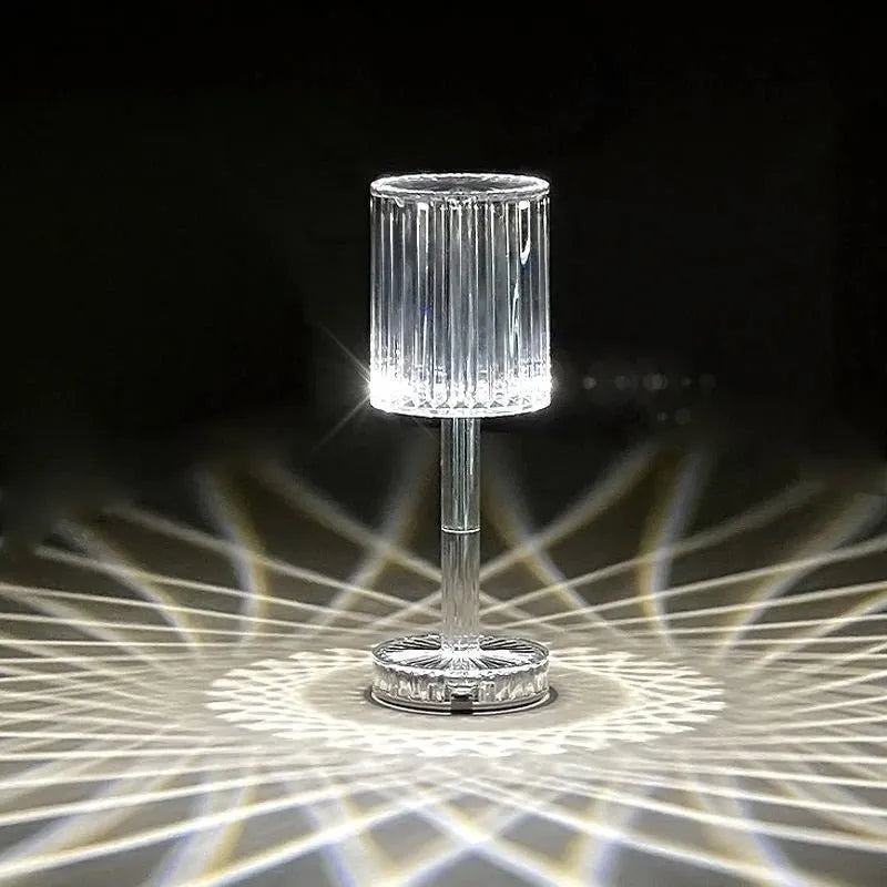 LED-Nachttischlampe Runder Diamant