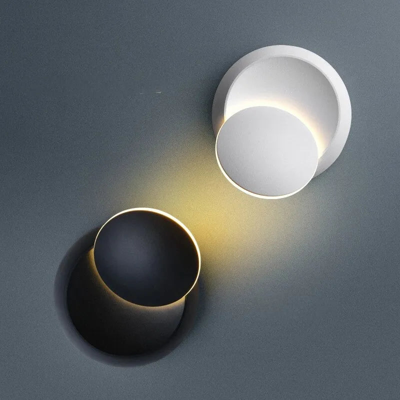 LED Rotierende Wandleuchte für Nachttisch
