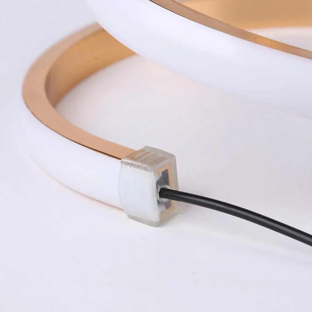 LED-Spirale-Nachttischlampe