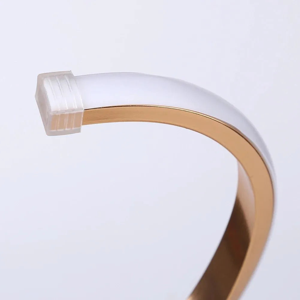 LED-Spirale-Nachttischlampe