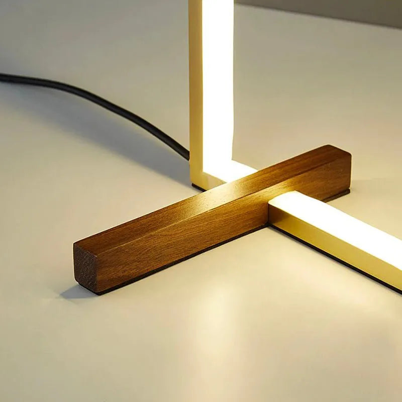 Nachttischlampe Design LED Rechteckig
