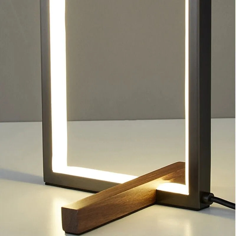 Nachttischlampe Design LED Rechteckig