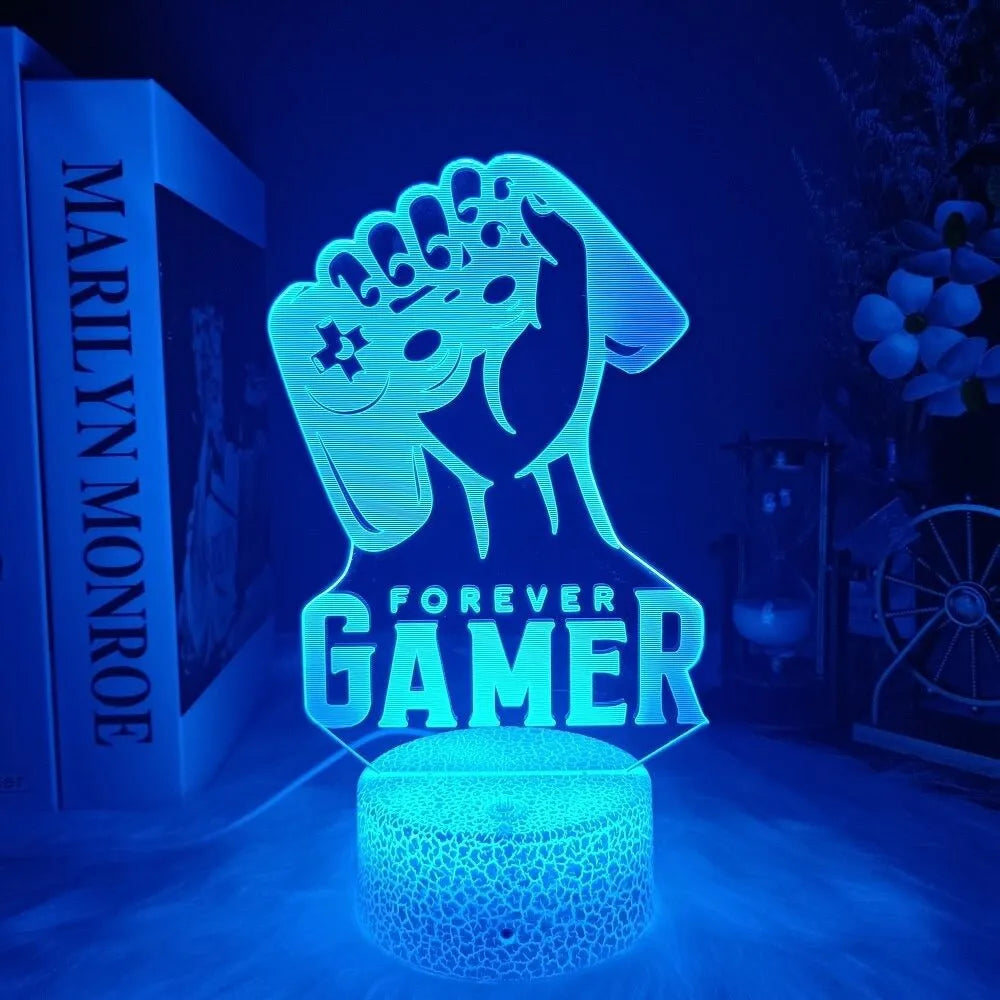 Nachttischlampe Geek