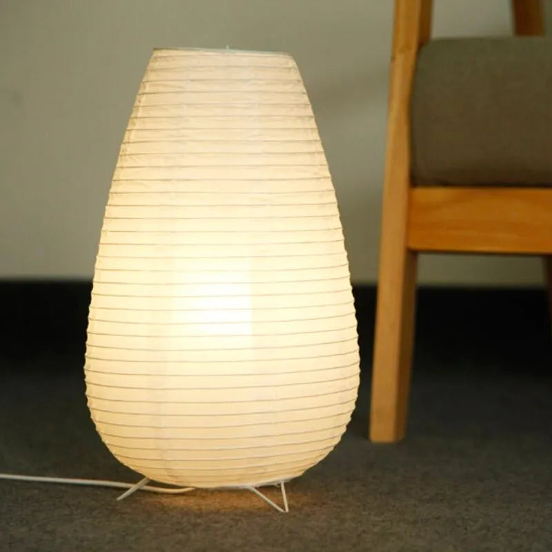 Nachttischlampe Japanische Papierlaterne