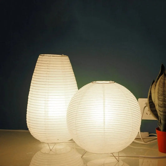 Nachttischlampe Japanische Papierlaterne
