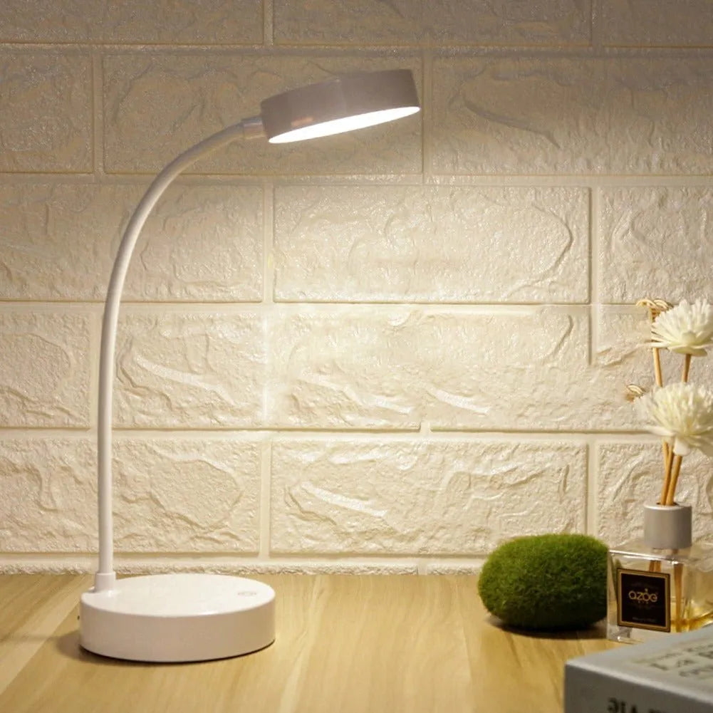 Nachttischlampe Leselampe Weiß