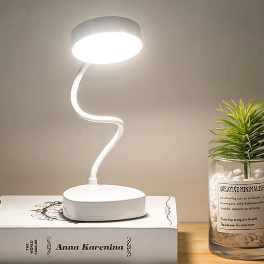 Nachttischlampe Leselampe Weiß