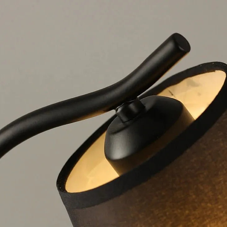 Nordische Industrielle Nachttischlampe