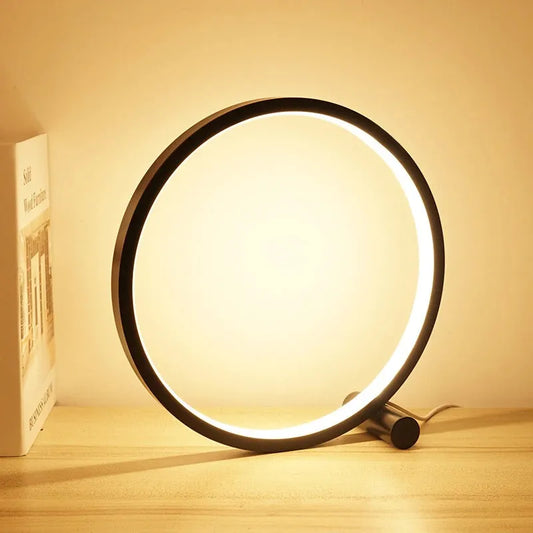 Runder Berührungssensitiver Nachttischlampe