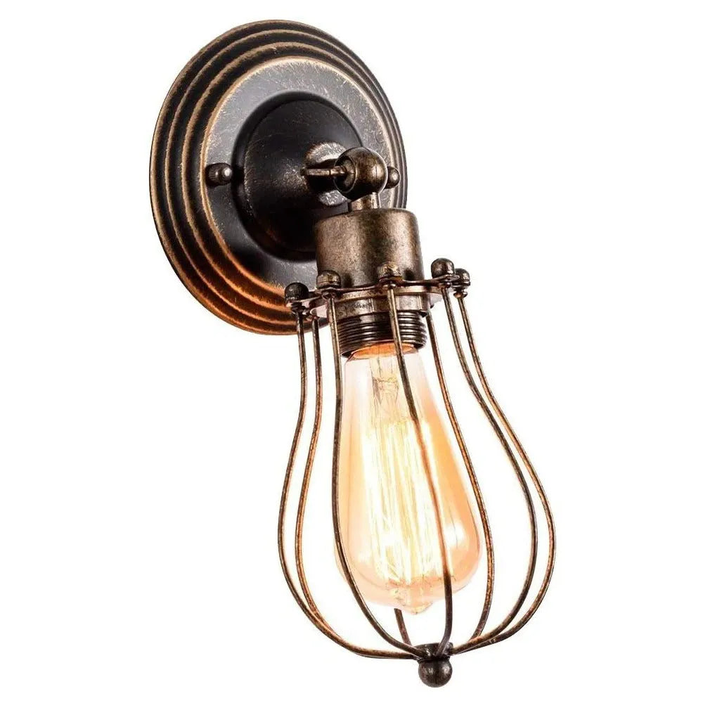 Vintage Industrielle Wandleuchte fürs Schlafzimmer