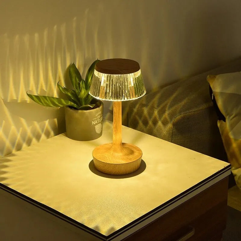Vintage LED Touch-Nachtischlampe