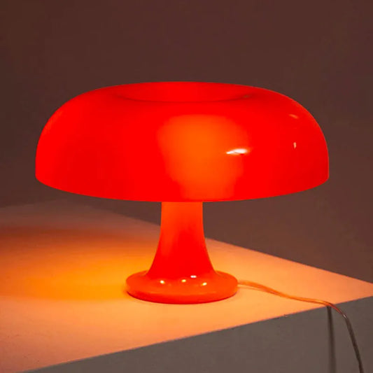 Vintage Nachttischlampe in Pilzform