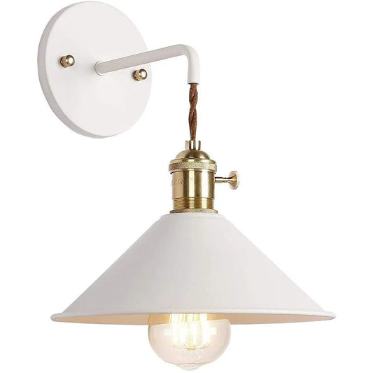 Vintage Wand-Nachttischlampe aus Metall