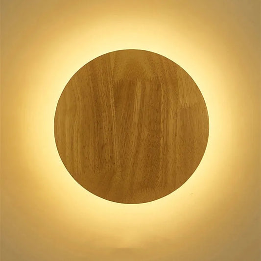 Wandlampe Schlafzimmer Rundholz