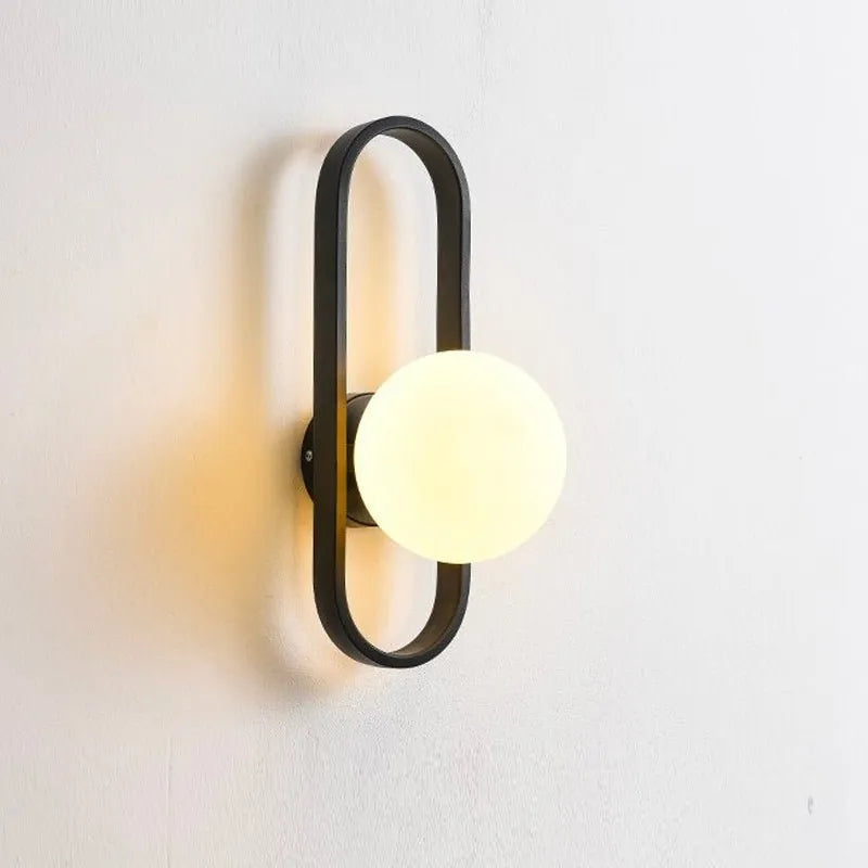 Wandleuchte Nachttischlampe im Kreisdesign