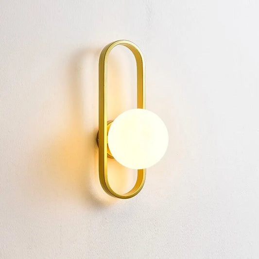 Wandleuchte Nachttischlampe im Kreisdesign