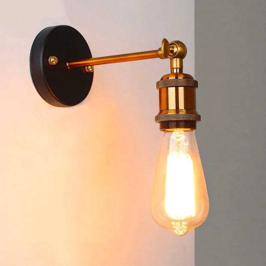 Industrielle Edison Wandleuchte für das Schlafzimmer