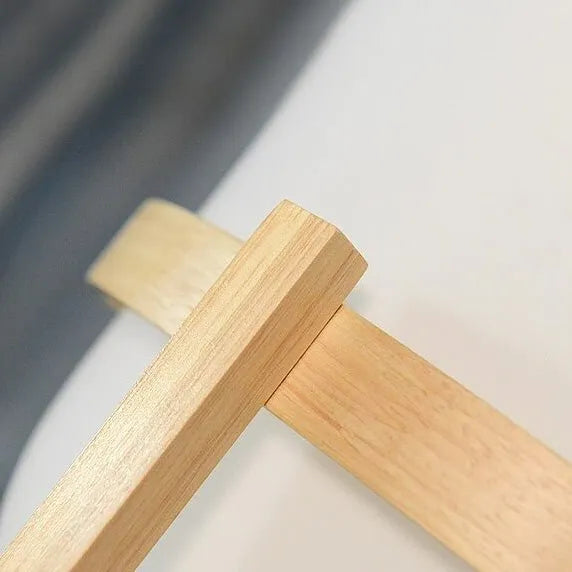 Japanische Nachttischlampe aus Holz