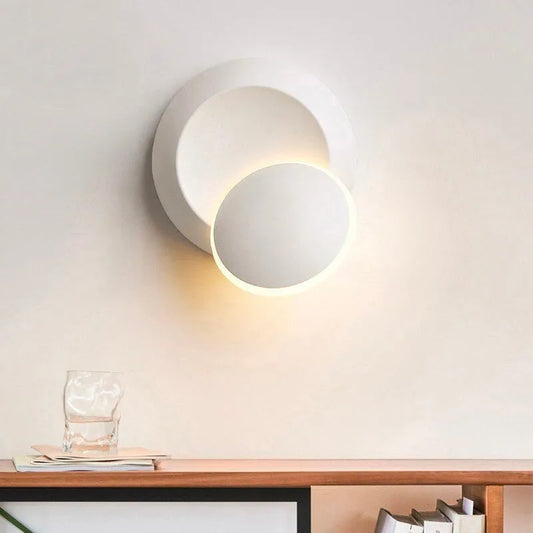 LED Rotierende Wandleuchte für Nachttisch