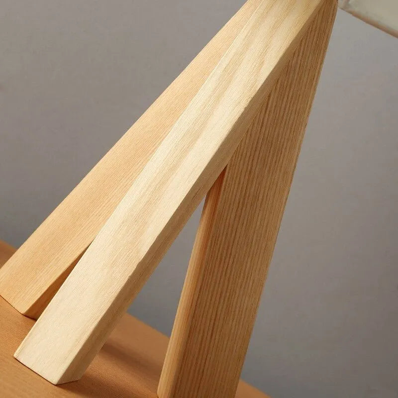 Nachttischlampe Nordic Holz Stativ-Lampe