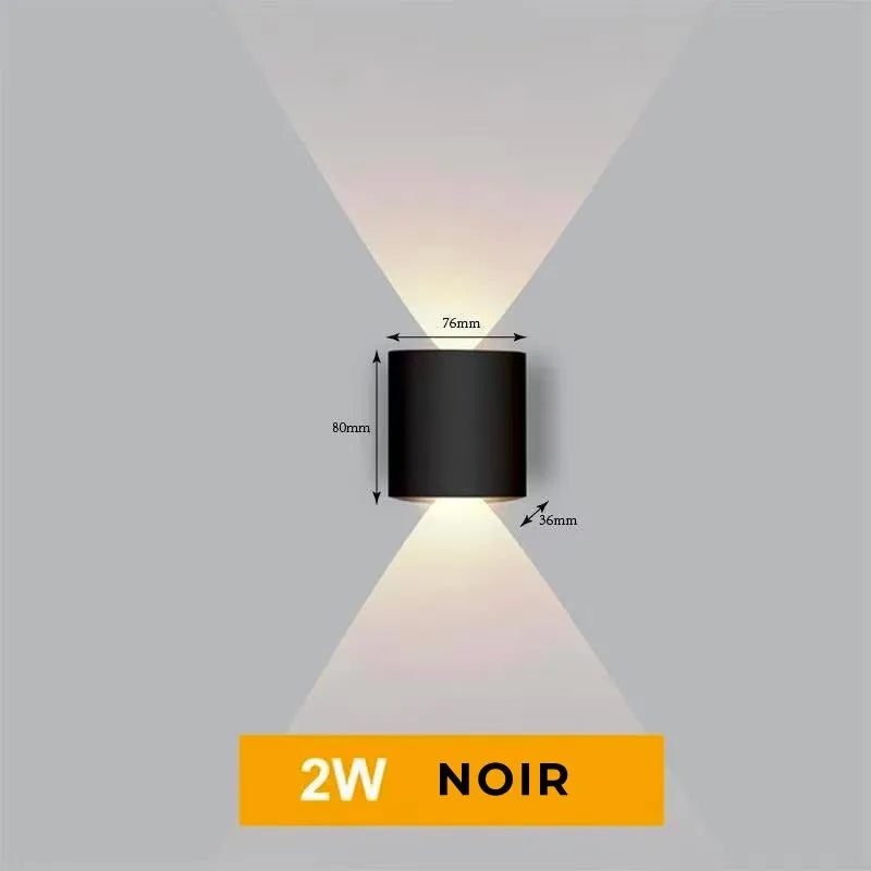 Wandleuchte Diamant Nachttischlampe