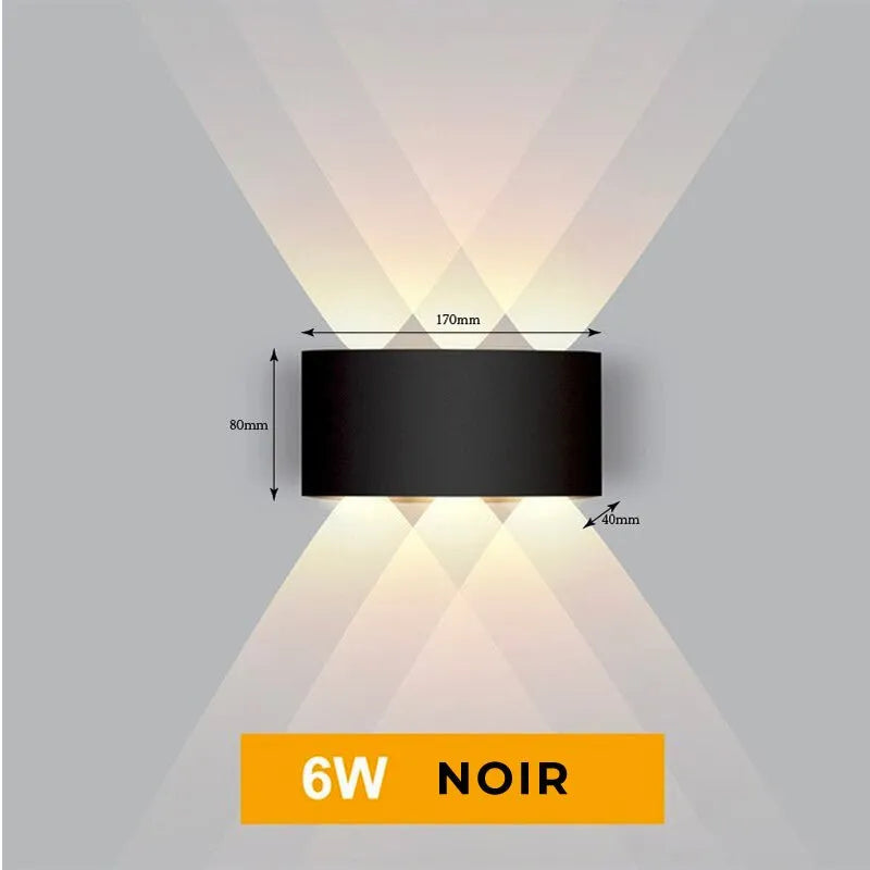 Wandleuchte Diamant Nachttischlampe