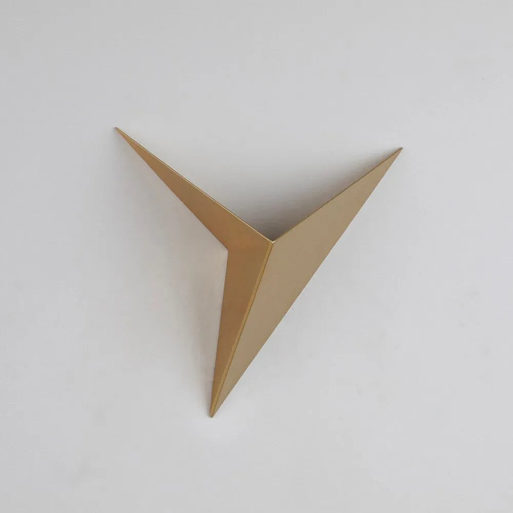 Wandleuchte Stern Metall